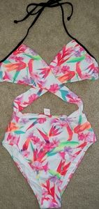 NWT Victoria Secret One Piece Pink Neon Swimsuit